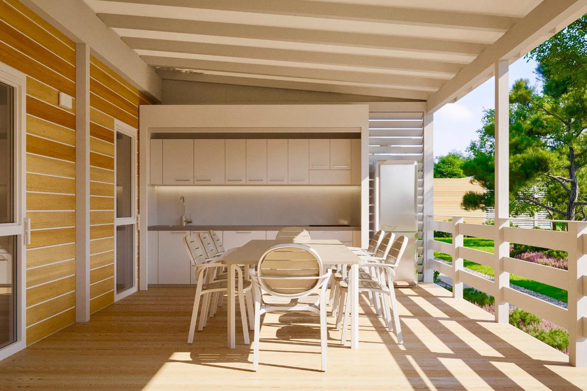 Isamar Holiday Village Ca Lino Номер фото 3D rendering of a kitchen
